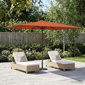 vidaXL Ομπρέλα Κήπου με Βάση 200 x 300 cm Πολυεστέρας Ορθογώνιος