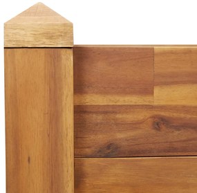 vidaXL Ζαρντινιέρα Υπερυψωμένη 110 x 60 x 44 εκ. Μασίφ Ξύλο Ακακίας