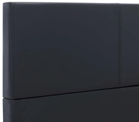 vidaXL Πλαίσιο Κρεβατιού Μαύρο 160 x 200 εκ. από Συνθετικό Δέρμα