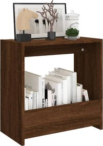 vidaXL Βοηθητικό Τραπέζι Καφέ Δρυς 50x26x50 εκ. Επεξεργασμένο Ξύλο