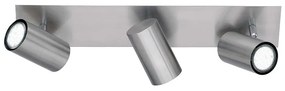 Φωτιστικό Οροφής-Σποτ Marley 48x15x9cm Nickel Mat 802400307 Trio Lighting Metal