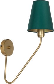 Απλίκα Τοίχου Victoria με καπέλο Μπρονζέ