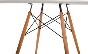 ΣΕΤ ΤΡΑΠΕΖΑΡΙΑΣ 5ΤΜΧ MAGGIE HM21186 MDF TOP &amp; ΠΟΛΥΠΡΟΠΥΛΕΝΙΟ ΣΕ ΛΕΥΚΟ ΧΡΩΜΑ