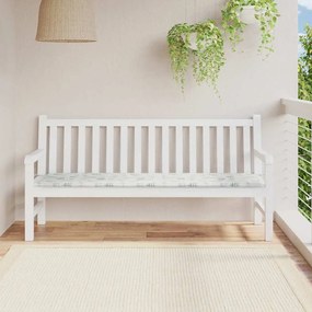 vidaXL Μαξιλάρι Κήπου  με Σχέδιο Φύλλων - 180x50x4 εκ, Φτιαγμένο από Ύφασμα Όξφόρδης