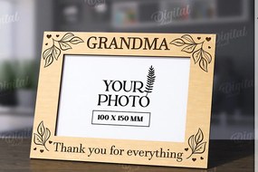 Intra απο ξύλο plywood 3mm-4mm πάχος Τρισδιάστατη οικογενειακή κορνίζα φωτογραφιών Δίασταση 20x30 cm INTRAFABR-118809225