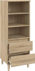 vidaXL Ντουλάπι Sonoma Δρυς 40x36x110 εκ. από Επεξεργασμένο Ξύλο