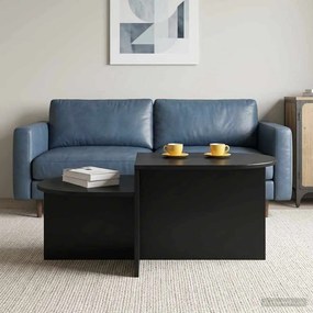 vidaXL Τραπεζάκι σαλονιού Μαύρη Δρυς 100 x 50 x 40 cm
