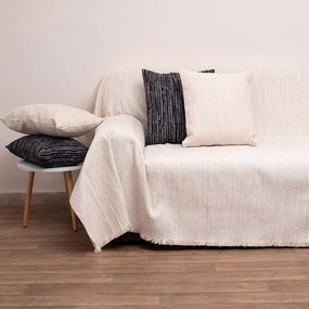 Ριχτάρι 1453 Ivory Anna Riska Τετραθέσιο 180x320cm Chenille