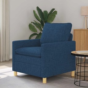 vidaXL Καναπές Μπλε 76 x 81 x 87,5 εκ Ύφασμα
