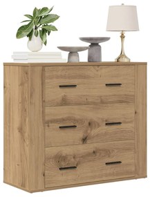 Ντουλάπι Αρτισιανή Δρυς 80x33x70 εκ. από Επεξεργασμένο Ξύλο