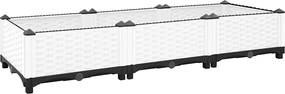 vidaXL Ζαρντινιέρα 120 x 40 x 23 εκ. από Πολυπροπυλένιο