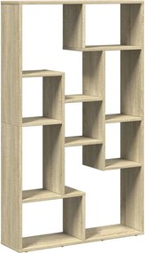 vidaXL Βιβλιοθήκη Sonoma Δρυς 72x20x120,5 εκ. από Επεξεργασμένο Ξύλο