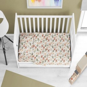 Παπλωματοθήκη Βρεφική Dinosaur 515 Beige DimCol 120x160cm 100% Cotton