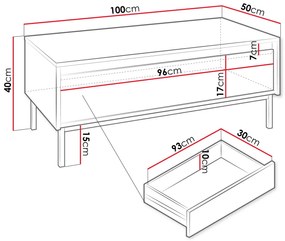 Τραπεζάκι σαλονιού Mizo