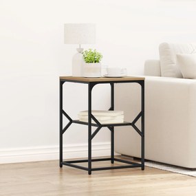 Τραπέζι Πλευρικό Artisan Oak 41x40x60 εκ. Κατασκευασμένο από Ξύλο