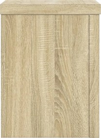 vidaXL Βάσεις Φυτών 2 Τεμ. Sonoma Δρυς 15x15x20 εκ. Επεξεργασμένο Ξύλο