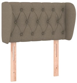 Κεφαλάρι με Πτερύγια Taupe 83 x 23 x 78/88 εκ. Υφασμάτινο 3117458