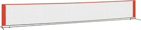 vidaXL Δίχτυ Τένις Μαύρο &amp; Κόκκινο 600x100x87 εκ. από Πολυεστέρα
