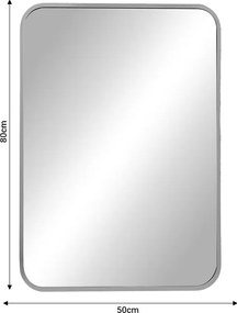 Καθρέπτης Classy Inart χρυσό αλουμίνιο 50x2.5x80εκ