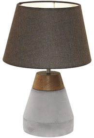 Φωτιστικό Επιτραπέζιο Tarega 95527 Brown-Grey Eglo Μέταλλο