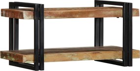 vidaXL Ράφι τοίχου Πολύχρωμο μασίφ ξύλο αναγεννημένο