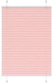 vidaXL Πλισέ περσίδα ροζ 100x150 cm Πλάτος υφάσματος 99,4 cm