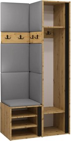 Έπιπλο υποδοχής Orion XXV-Λευκό - Καφέ