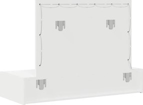 vidaXL Τραπέζι περιποίησης Λευκό 100 x 40 x 70 εκ. Επεξεργασμένο ξύλο