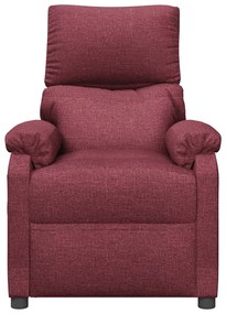 vidaXL Πολυθρόνα Ανακλινόμενη Μπορντό Υφασμάτινη