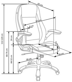 SATURN chair color: grey DIOMMI V-CH-SATURN-FOT-POPIEL