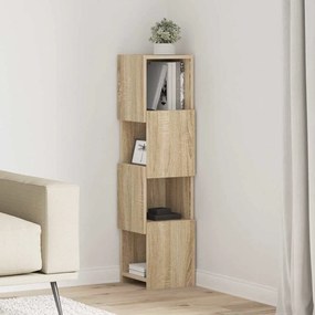 vidaXL Γωνιακό Ντουλάπι Δρύς Sonoma 25,5x25x102εκ Επεξεργασμένο ξύλο
