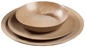 Σερβίτσιο Πιάτα Φαγητού Sandy (Σετ 20Τμχ) 47.500.40 Beige Cryspo Trio 20 τμχ Πορσελάνη