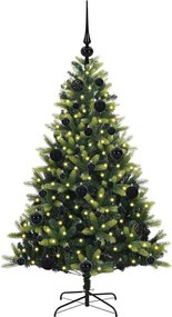 vidaXL Τεχνητό Χριστουγεννιάτικο Δέντρο με Συρταρωτές Βαθμίδες 150 LED