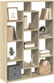 vidaXL Βιβλιοθήκη Χρώμα Sonoma Δρυς 102x29x143 εκ. Επεξεργασμένο Ξύλο