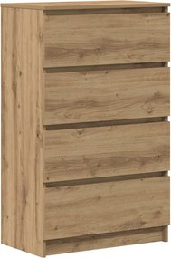 vidaXL Μπουφές Τεχνίτης Δρυς 60x35x98,5 εκ Ξύλο μηχανής