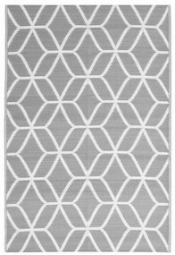 vidaXL Χαλί εξωτερικού χώρου ARAKIL Γκρι 140x200 cm PP