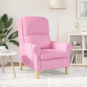 vidaXL Πολυθρόνα Ροζ 76 x 94 x 102 εκ. ύφασμα