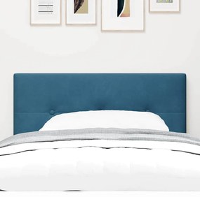 vidaXL LED κεφαλάρι με φώτα λωρίδας LED Μπλε 90 cm Πολυεστέρας