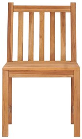 vidaXL Σετ Τραπεζαρίας Κήπου 3 τεμαχίων από Μασίφ Ξύλο Teak 80x80 εκ.