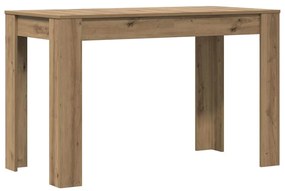 vidaXL Τραπεζαρία Αρτισιανή Δρυς 120x60x76 εκ. από Επεξεργασμένο Ξύλο
