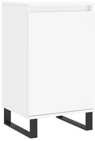 vidaXL Συρταριέρα Λευκή 40 x 35 x 70 εκ. από Επεξεργασμένο Ξύλο