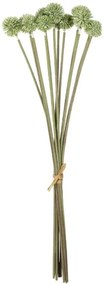 Τεχνητό Μπουκέτο Dandelion 21362 54cm Green GloboStar Πολυαιθυλένιο