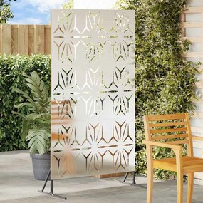 vidaXL Οθόνη Ιδιωτικότητας Γκρι 100 x 50 x 180 εκ. Ατσάλι