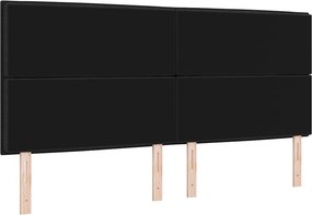 vidaXL Κεφαλάρι Μαύρο 200 cm ύφασμα