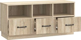 vidaXL Ντουλάπι TV Sonoma Δρυς 102 x 34,5 x 47 εκ Επεξεργασμένο Ξύλο