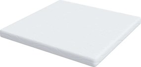 vidaXL Στρώμα Λευκό 180 x 200 cm Ζακάρ ύφασμα