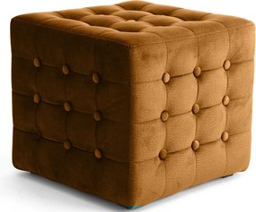 Πουφ Wisdom-Moustardi - 45.00Χ45.00Χ40.00cm