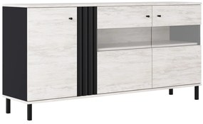 Μπουφές ANTERRIO Light Artwood/Anthracite 165x40x82cm