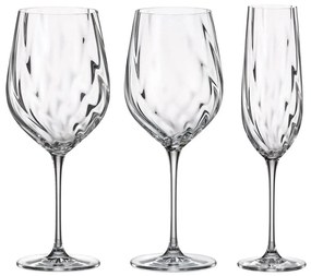 Σετ Κρυστάλλινα Ποτήρια Uria Optic - Crystal Bohemia – 18τμχ