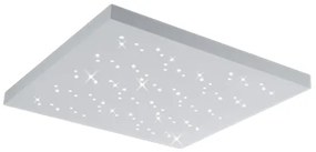 Titus Μοντέρνα Μεταλλική Πλαφονιέρα Οροφής με Ενσωματωμένο LED σε Λευκό χρώμα 75cm Trio Lighting 676617531